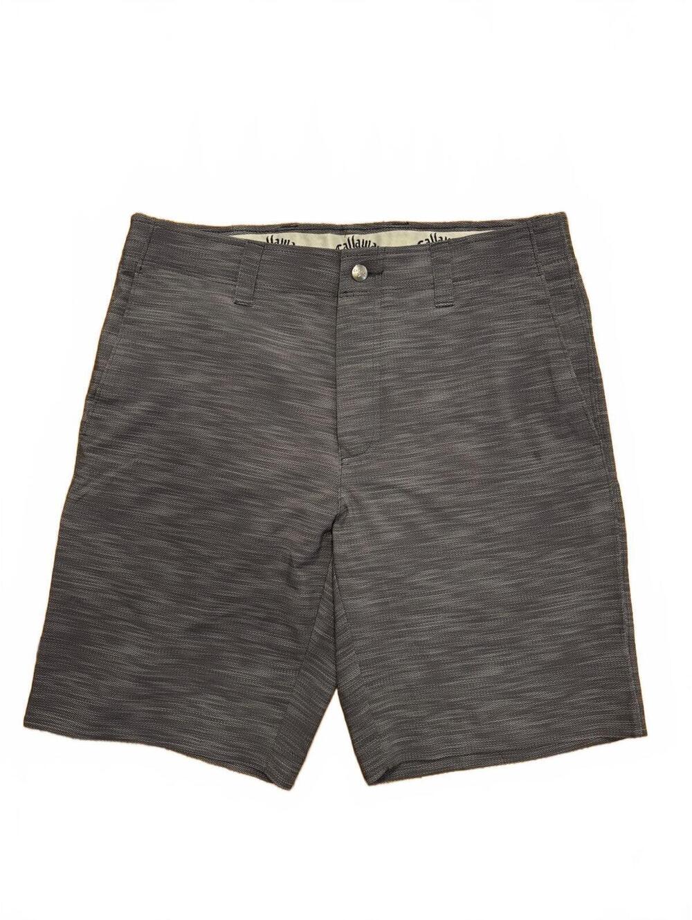 Callaway Men's Size 32 Gray Polyester Blend Golf Shorts